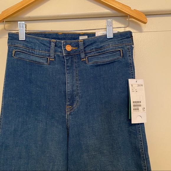 SOLD high waisted denim culottes - Picture 3 of 6